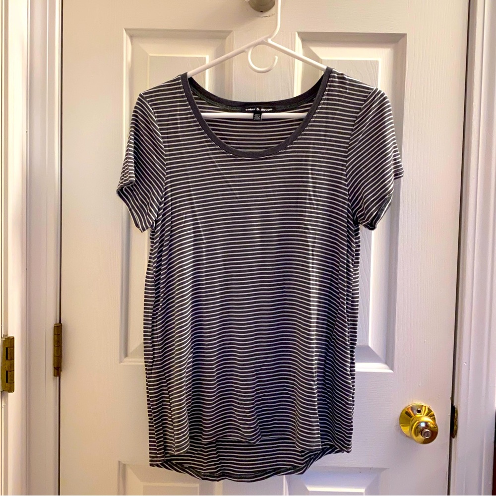 Cable & Gauge striped tee
